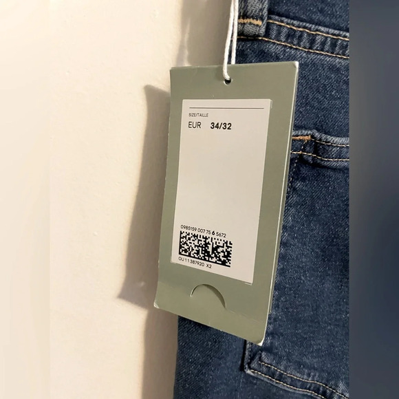 Sz H&M US 34/32 Skinny fit stretch men jeans - Picture 6 of 9